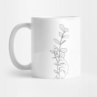 Modern minimalist hand Mug